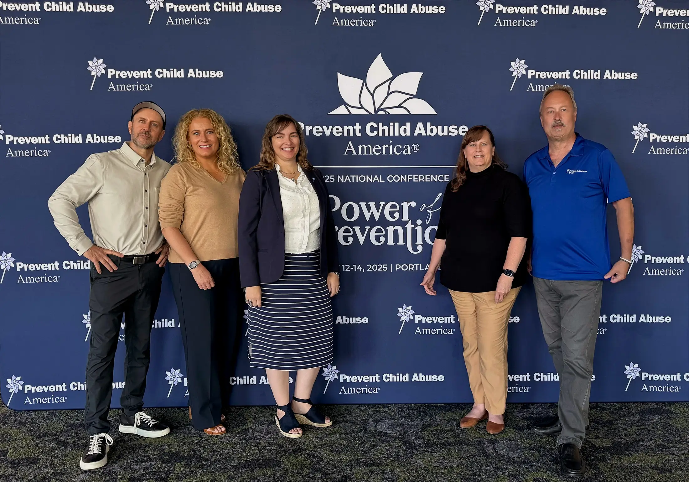 Mophead Media founder Rich Rayl with Prevent Child Abuse Utah Leadership Staff